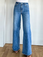 just black denim wide leg palazzo medium wash jeans