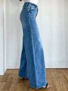 just black denim wide leg palazzo medium wash jeans