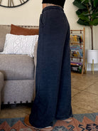 womens wide leg drawstring comfy and soft sweatpants